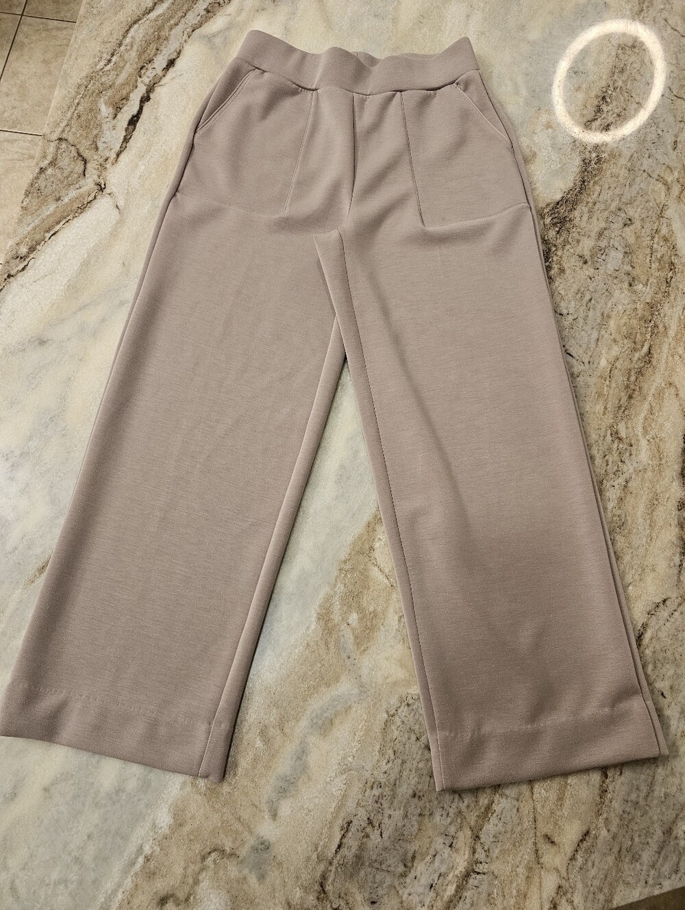 Mondetta Soft Luxe Lounge Pants Taupe Brown Size Small